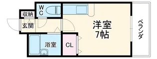 サンライズセカンド【5階】の間取り