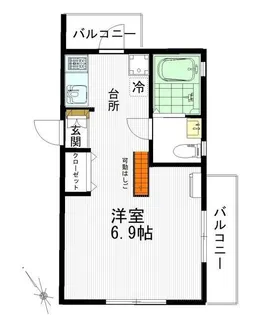 デザインハウス板橋【2階】の間取り