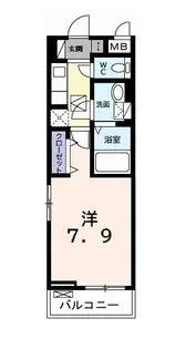 メゾンドール君津【1階】の間取り