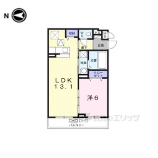 ヴィラシャルマン【1階】の間取り
