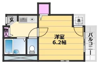 スカイタウン3【4階】の間取り