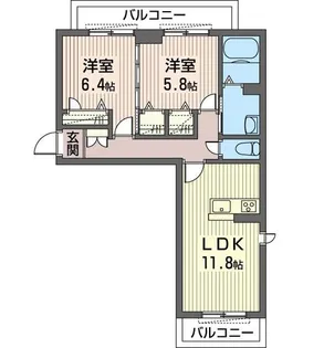 Maison Akira【1階】の間取り