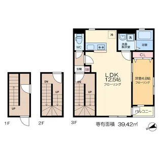 MAISON SA XIX【3階】の間取り