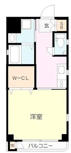リハナ西早稲田【4階】の間取り