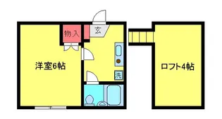 ロフティA-one【2階】の間取り