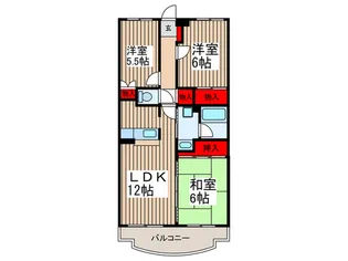 サンジェルマン【1階】の間取り