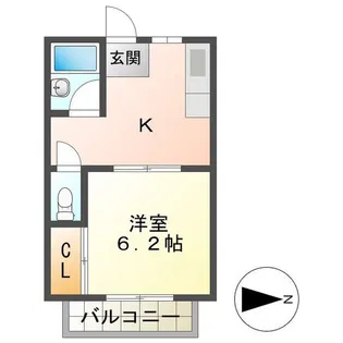 ウィング平田II【2階】の間取り