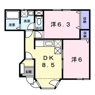 La. CampanellaI【1階】の間取り