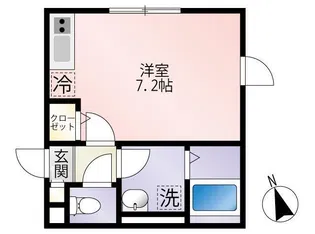 ラシェリール【1階】の間取り