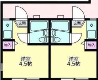 セゾンサンヒルズ南生田【3階】の間取り