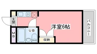 レジデンスwith【8階】の間取り