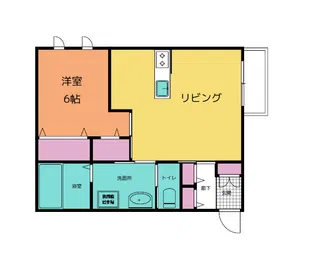 ゴールドコースト【2階】の間取り