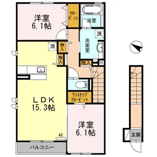 K‘s Ferio【2階】の間取り