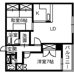 香川県綾歌郡宇多津町平山【マンション】の間取り
