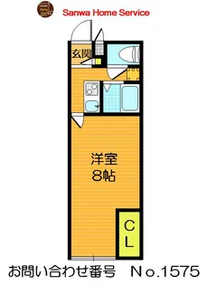 レオパレス門真南B【2階】の間取り
