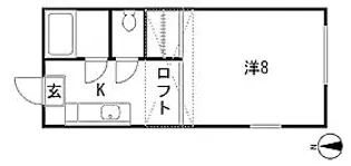 ペガサスハイツ【1階】の間取り