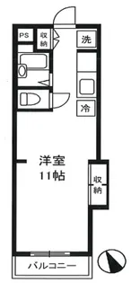 サンハイツケイ【3階】の間取り