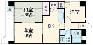 メゾンスガ【3階】の間取り