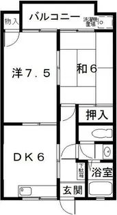 鴻ノ巣ハイツ【1階】の間取り