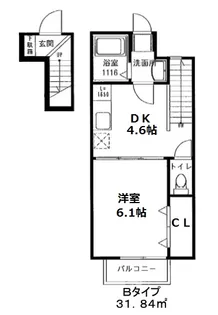 アムール福【2階】の間取り