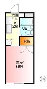 サンハイツ大谷【2階】の間取り