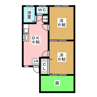 ピュアタウン【1階】の間取り