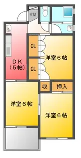 愛媛県宇和島市丸之内5【アパート】の間取り
