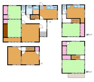 岡山県岡山市東区沼【一戸建】の間取り