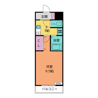 A・City二本木新町【1階】の間取り
