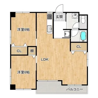 ノアズアーク【2階】の間取り