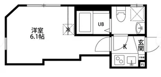 東京都練馬区富士見台2【アパート】の間取り