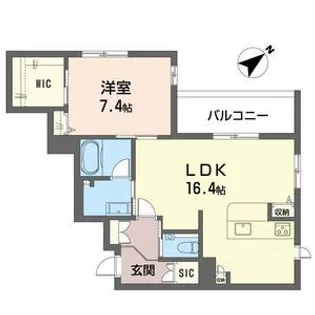 ホヌ プレミアス【2階】の間取り