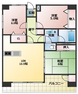 ビューフォート【2階】の間取り