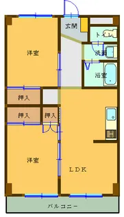 深谷昭和ビル【3階】の間取り