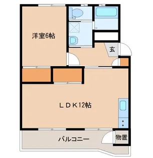 コーポラス24【3階】の間取り