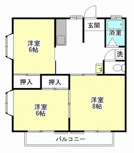 ラフォーレ波崎【2階】の間取り