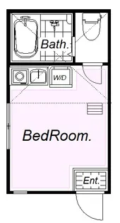 ユナイト田浦サンホセ【2階】の間取り