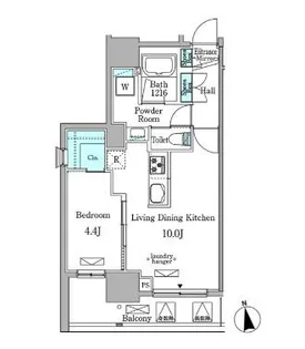 東京都新宿区新宿5【マンション】の間取り