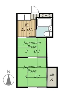 第一寿荘【2階】の間取り
