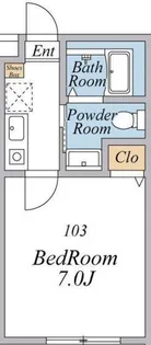 グラトゥリーレS【1階】の間取り