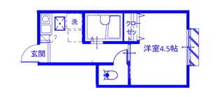 埼玉県さいたま市中央区本町西3【アパート】の間取り