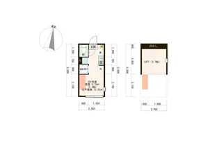 グランルーエ十条【2階】の間取り