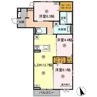 Southern Gion【2階】の間取り