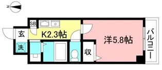 東京都八王子市大塚【マンション】の間取り