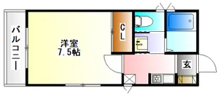 アクシス三田屋敷町【1階】の間取り