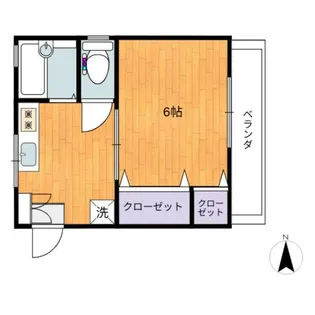 メイプルズ・ハイツ【2階】の間取り