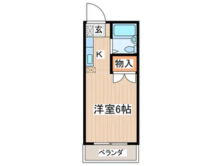 アクアガ-デン【2階】の間取り