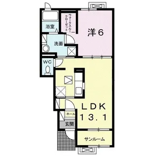 ドリームフェアII【1階】の間取り