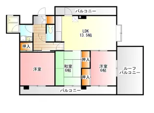 東京都日野市多摩平6【マンション】の間取り