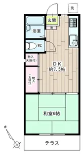 パールハイツファイブ【1階】の間取り